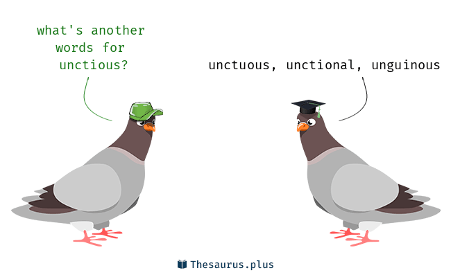 unctuous synonym