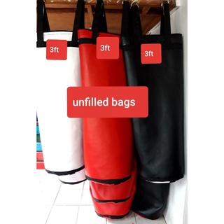 unfilled punching bags