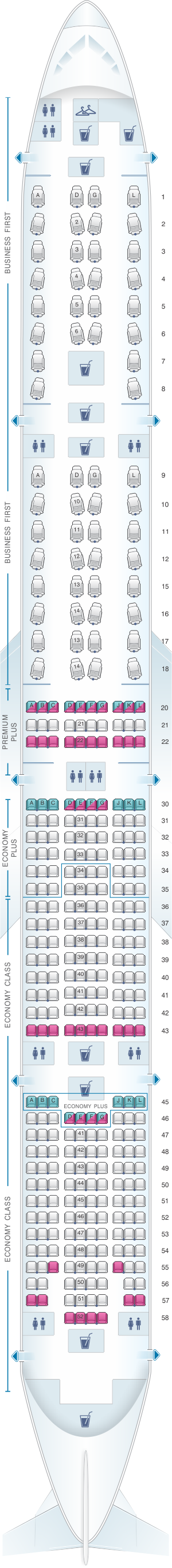 united 777 seat map