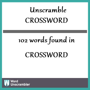 unscramble crossword clue