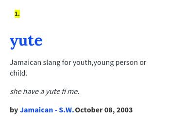 urban dictionary jamaican slang