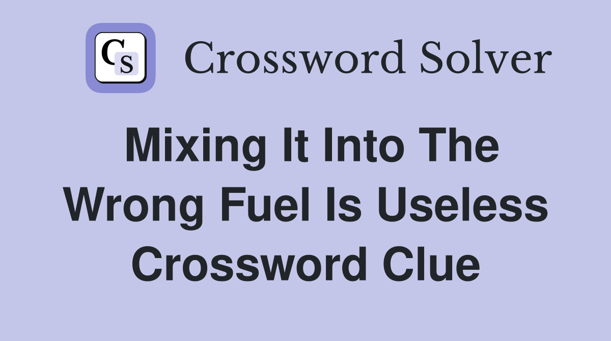 useless crossword clue