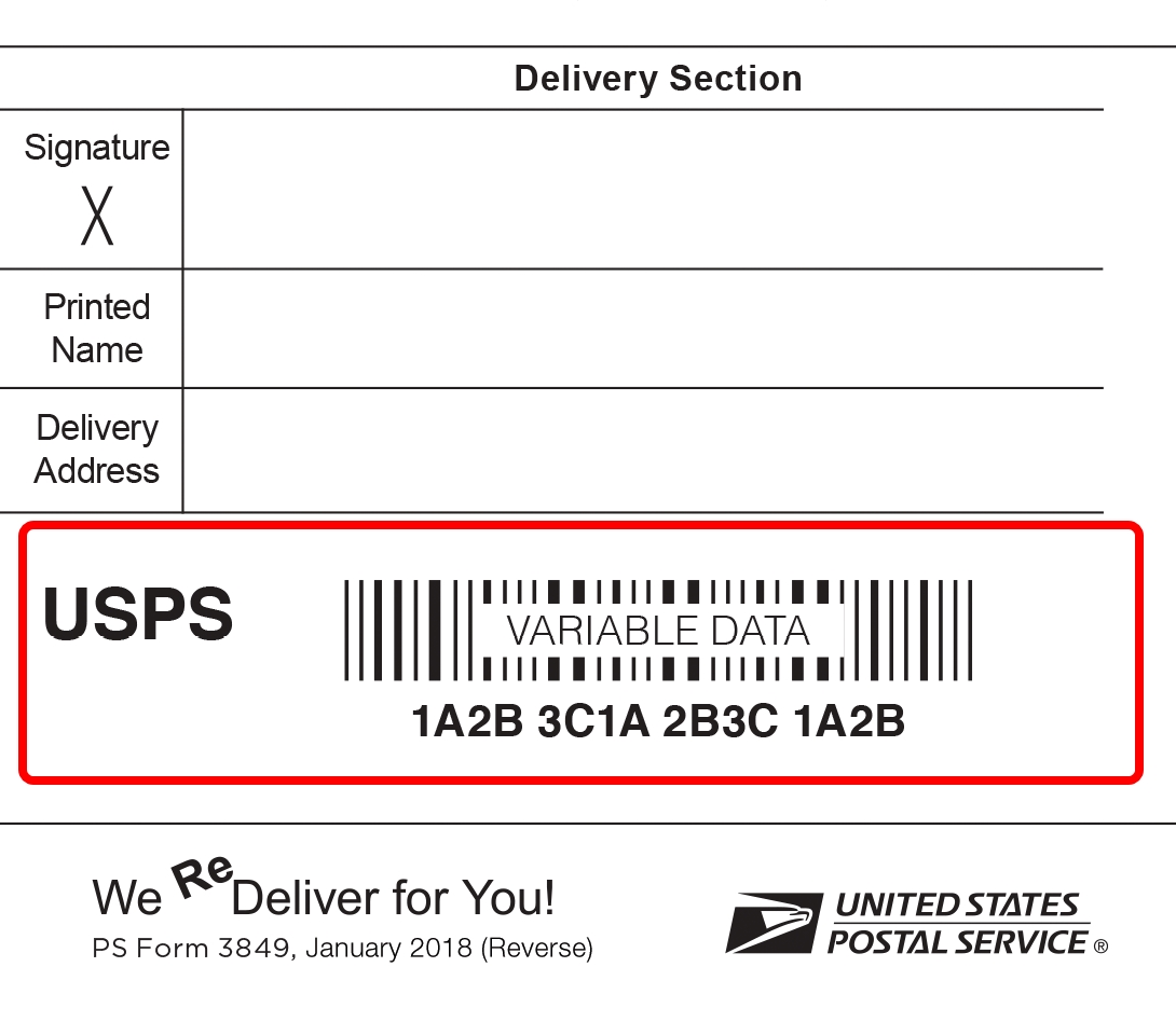 usps article number