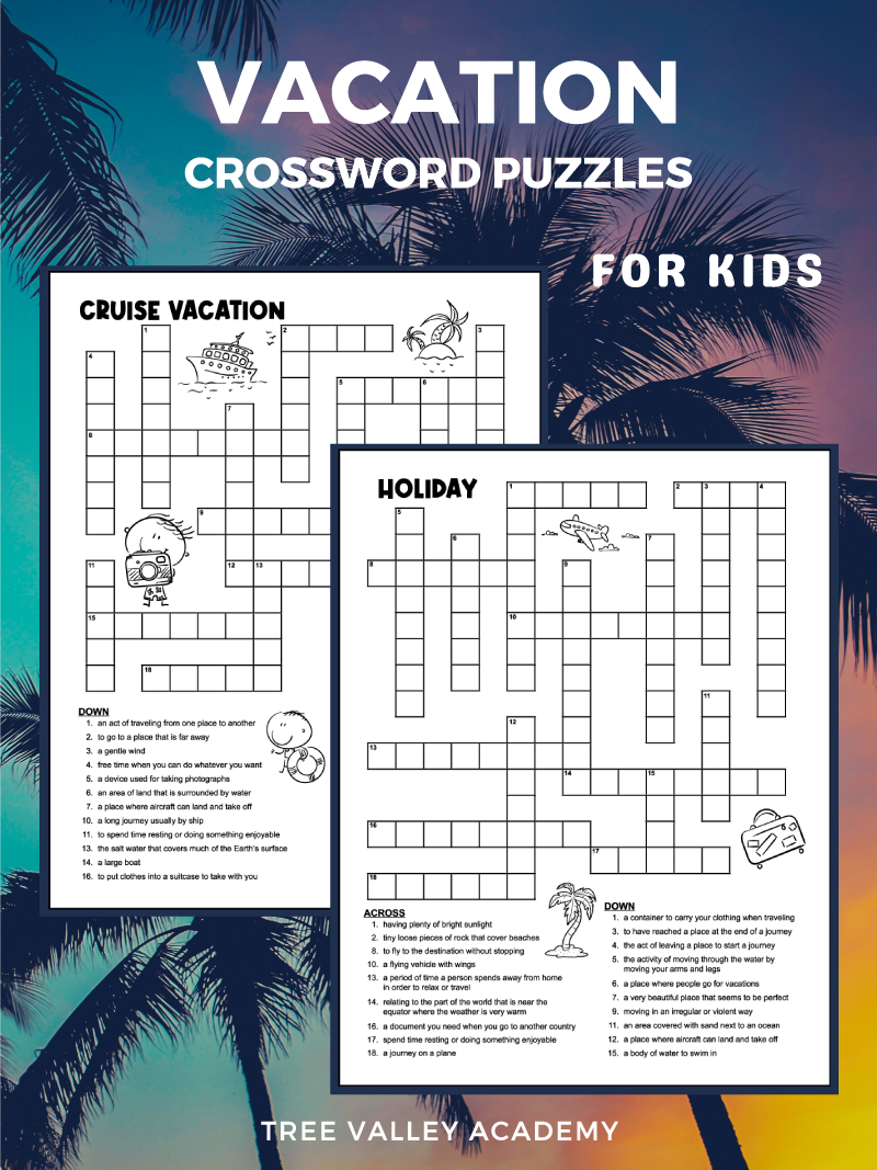 vacation spot crossword