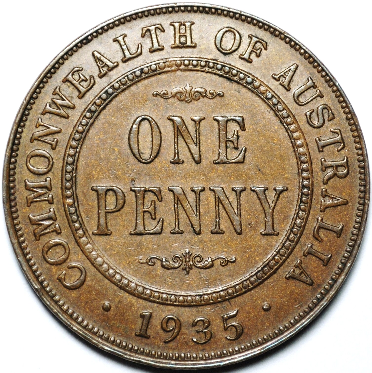 value of 1935 australian penny