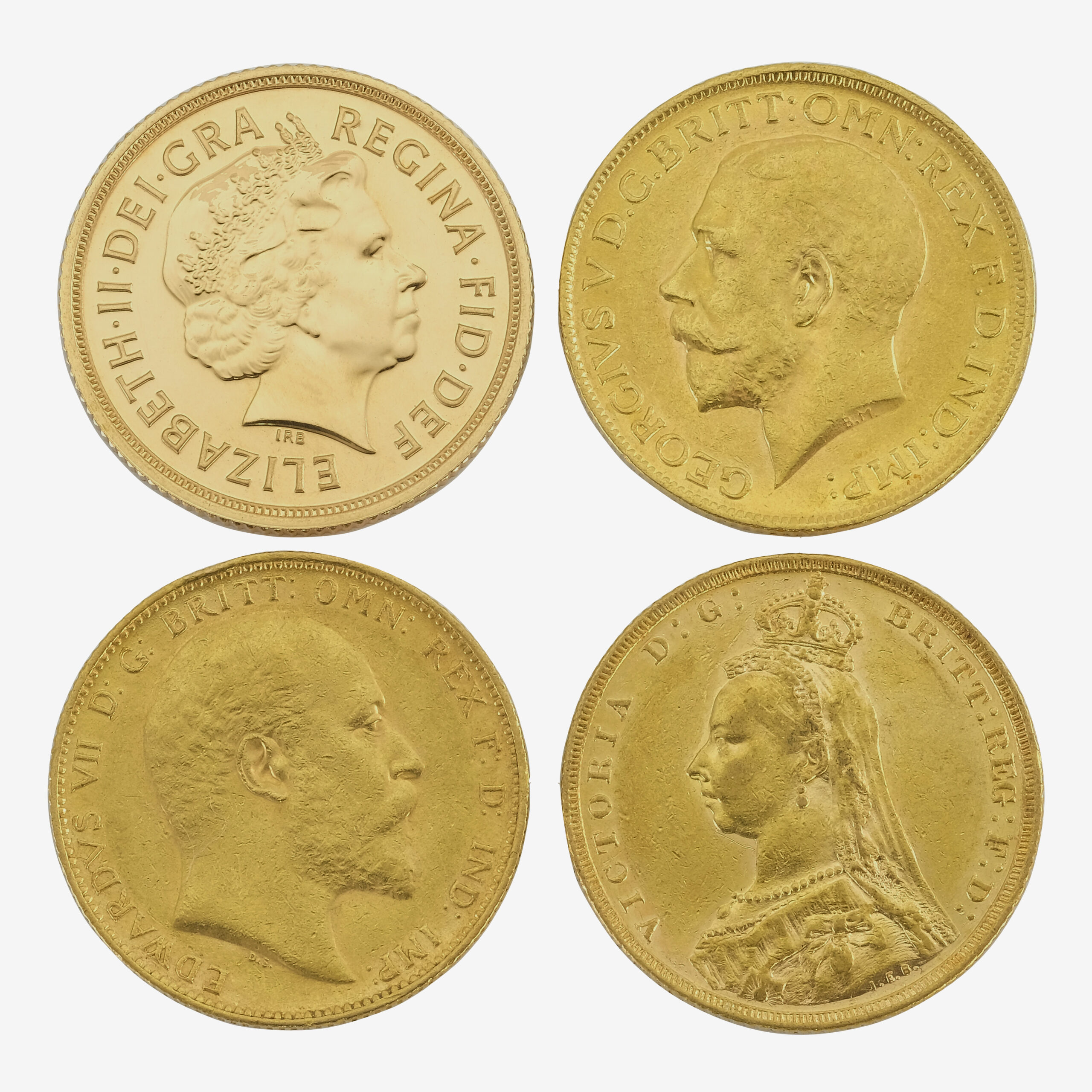 value of sovereigns and half sovereign