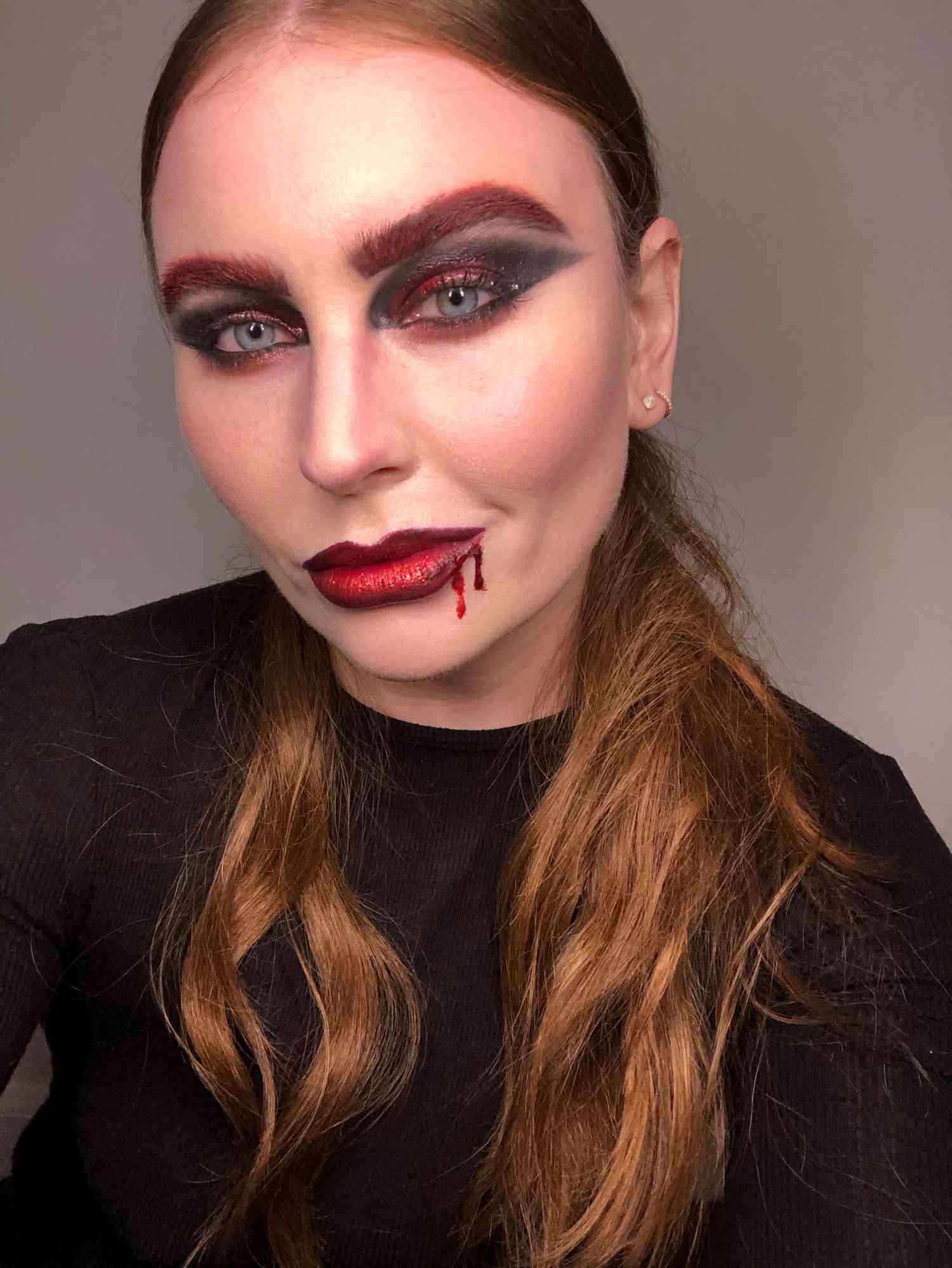 vampire makeup woman