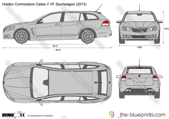 ve commodore dimensions