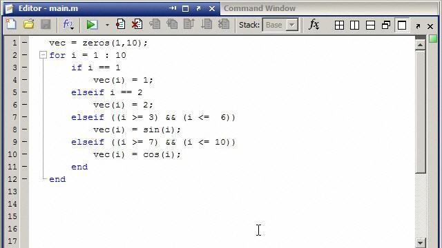 vector matlab