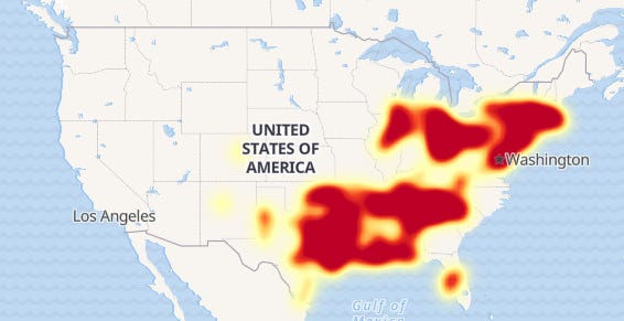 verizon service outage