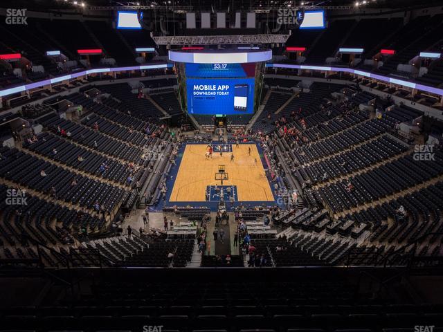 view from my seat target center