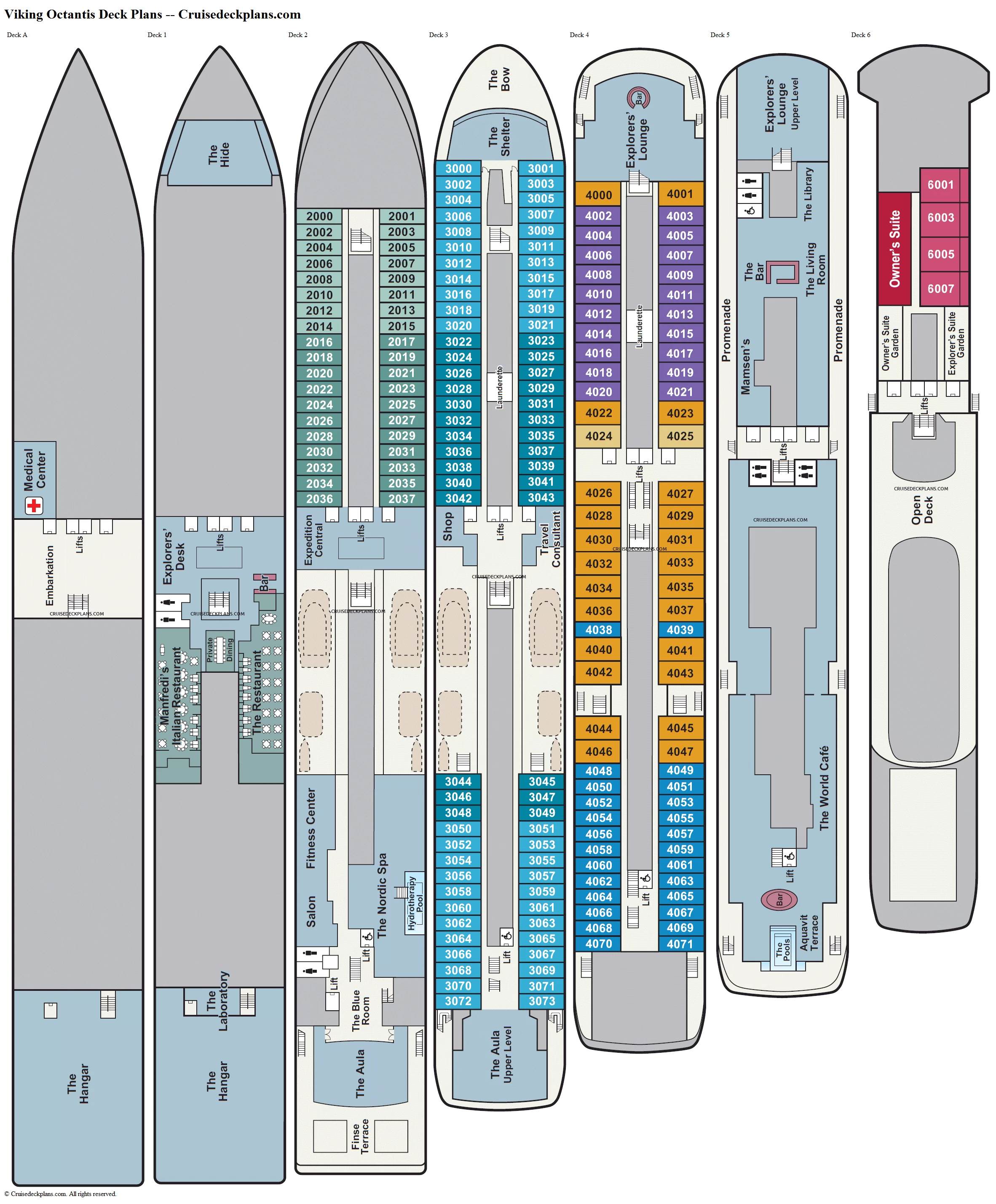 viking octantis deck plans