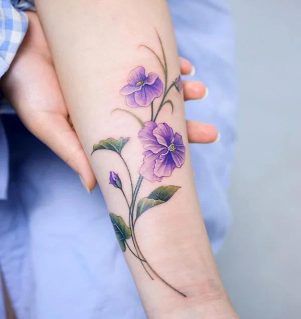 violet tattoo