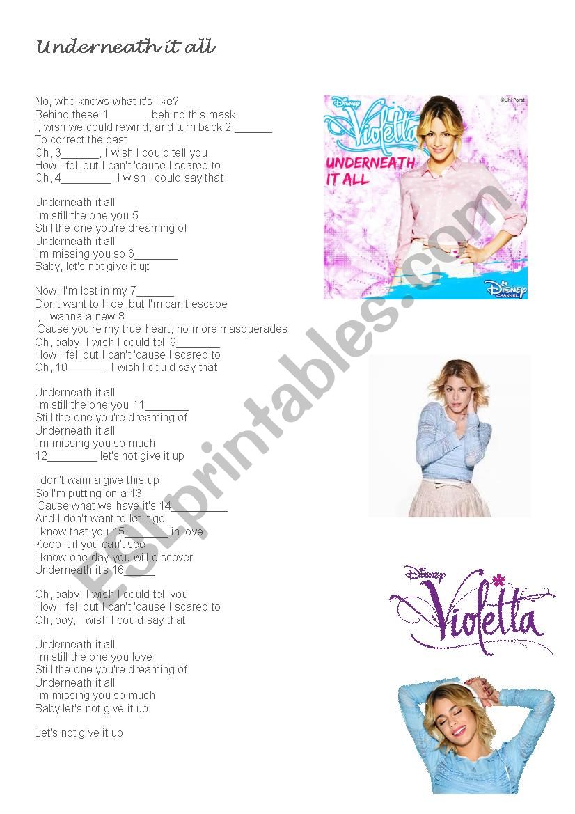 violetta songs list