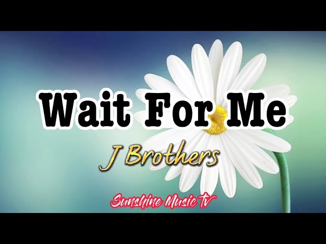 wait for me lyrics j brothers