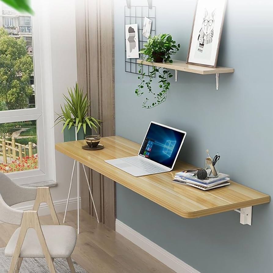 wall mounted drop leaf desk