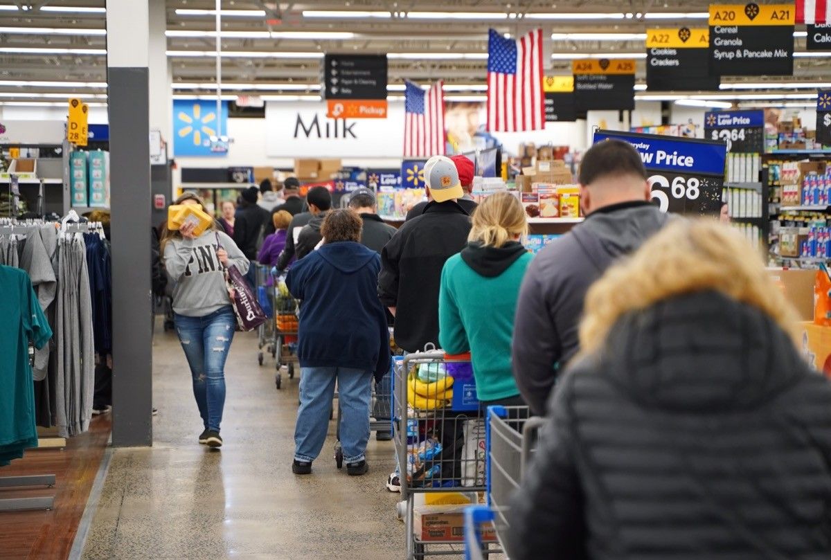 walmart busy right now