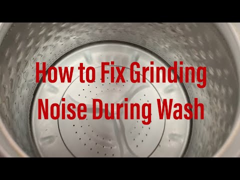 washer making a grinding noise