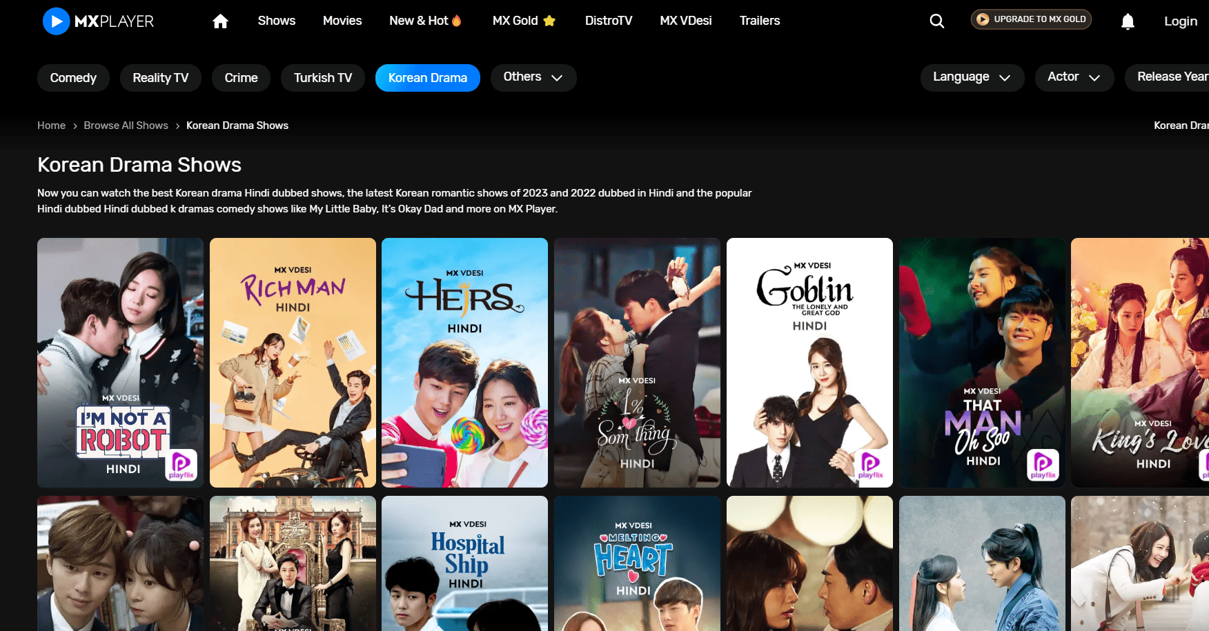 watch korean dramas free