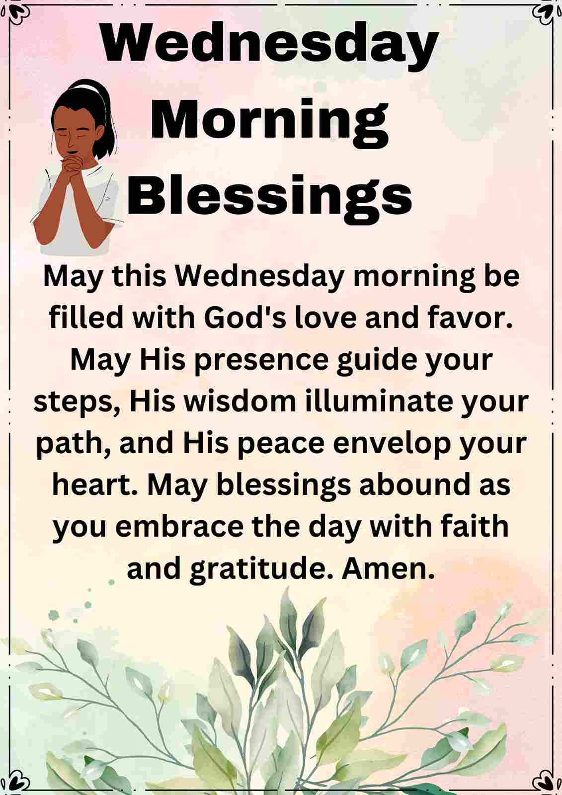 wednesday blessings images