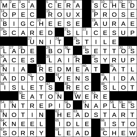 weirder crossword clue