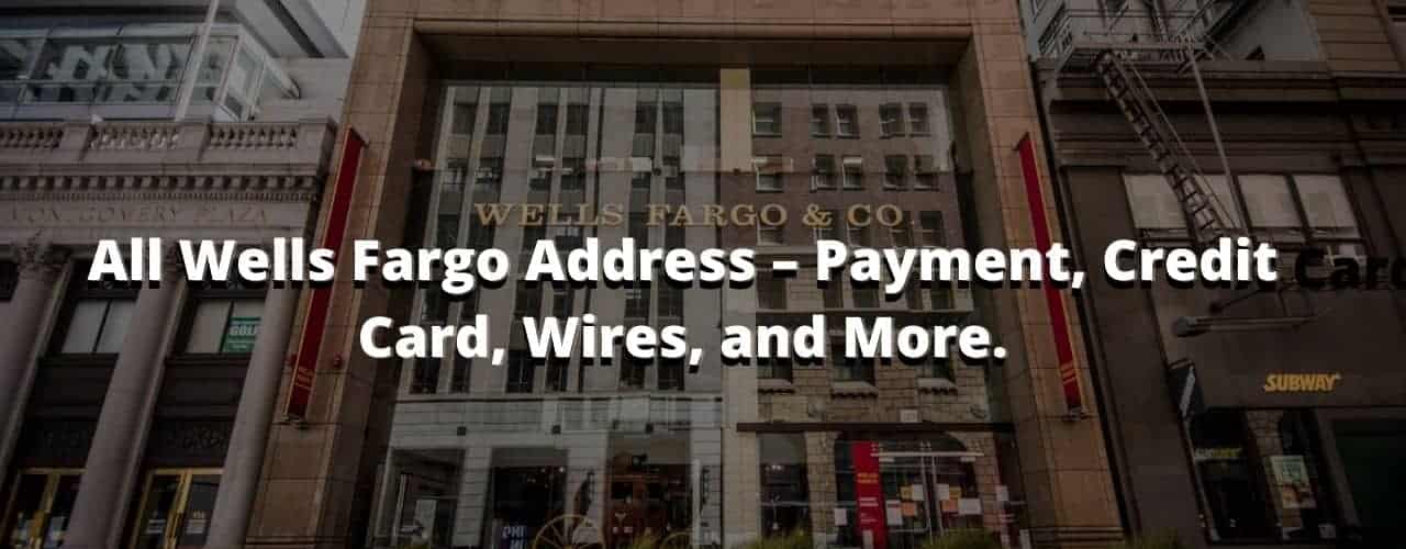 wells fargo bank na san francisco address