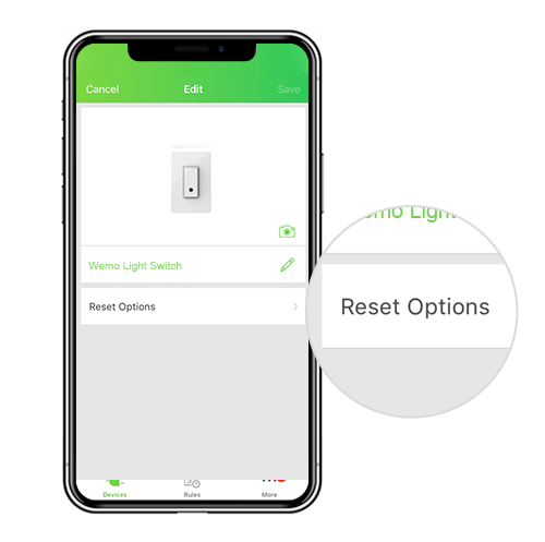 wemo reset switch