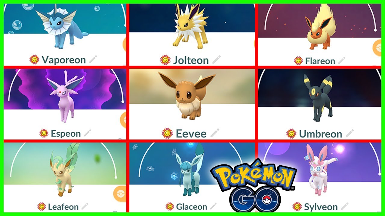 what are the best eevee evolutions