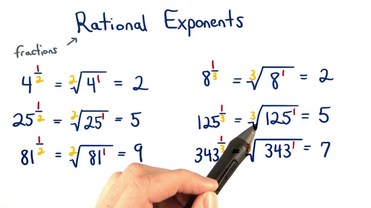 what does a fraction exponent mean