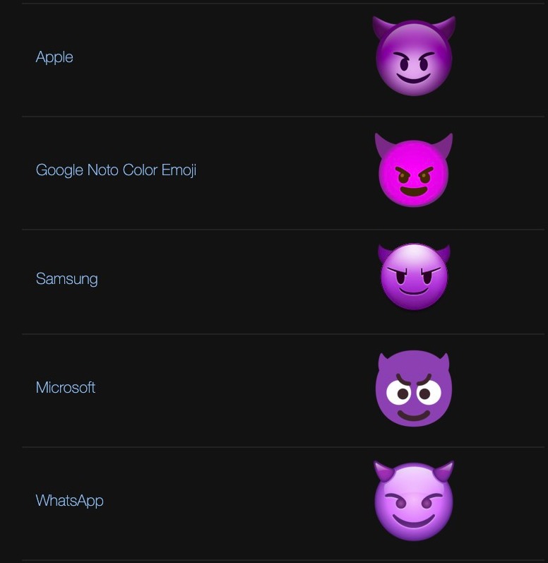 what does a purple devil emoji mean