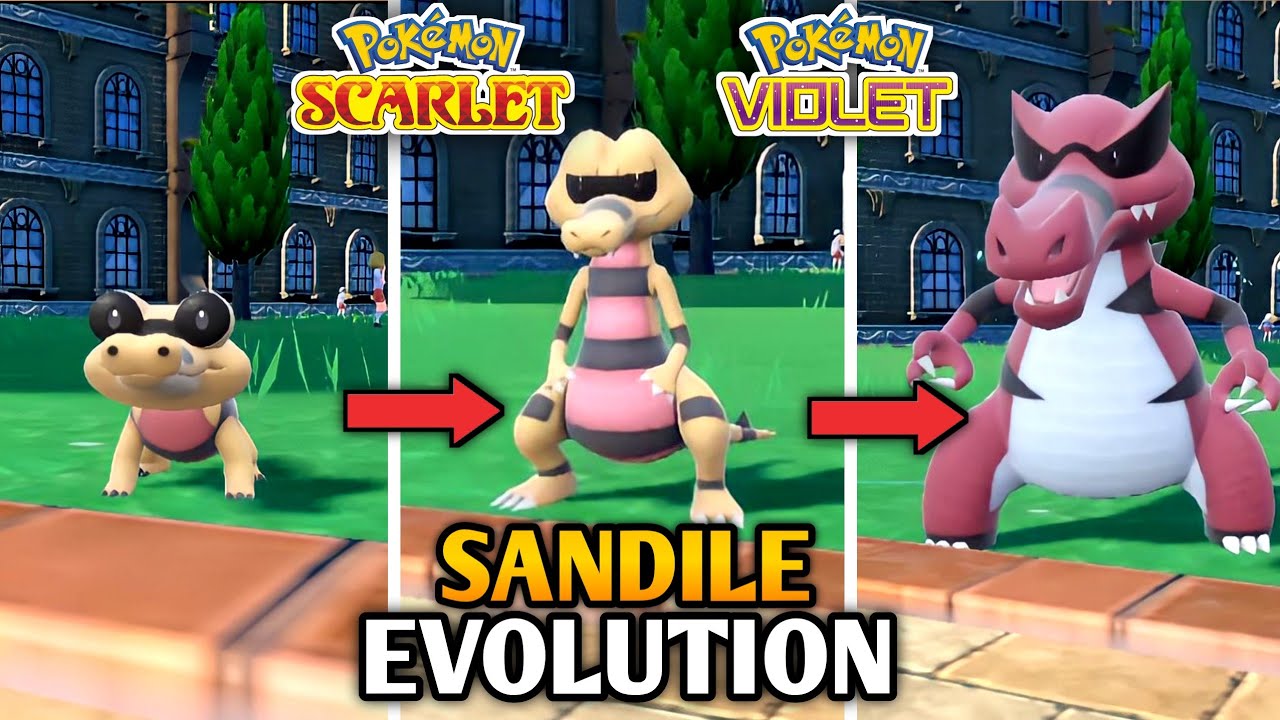 what level does sandile evolve