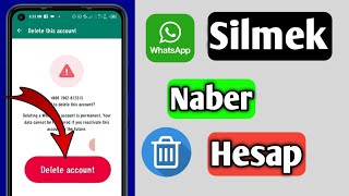 whatsapp hesap silme linki