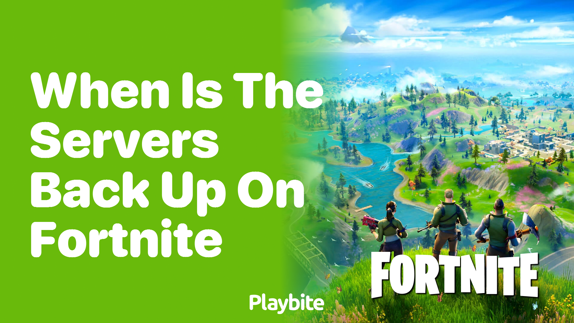 when are the fortnite servers coming back up