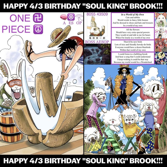 when is brooks birthday one piece