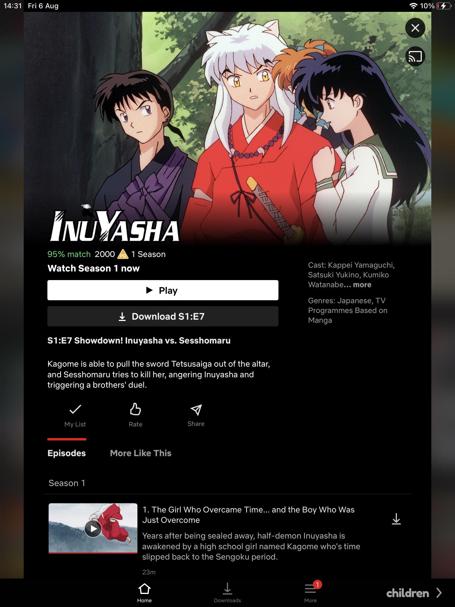 where can i watch inuyasha