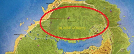 where is blaine county in gta 5