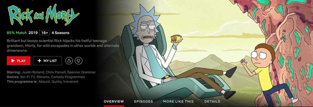 where to watch rick and morty in canada