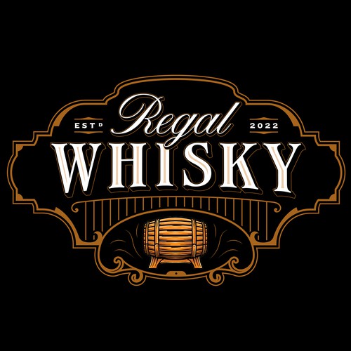 whisky logo design