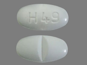 white pill with h49