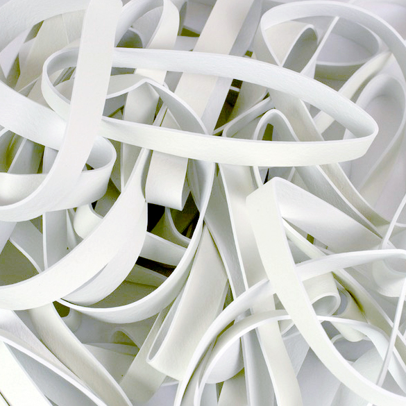 white rubber bands