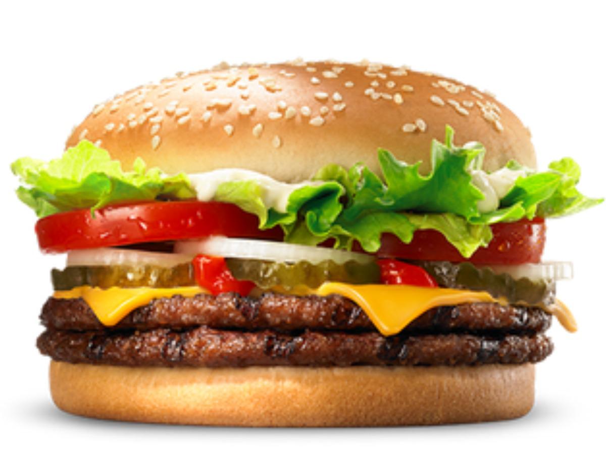 whopper double calories