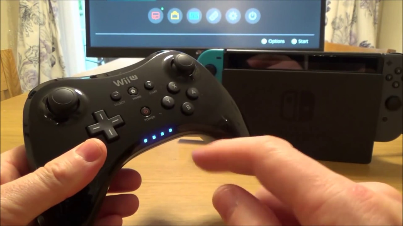 wii pro controller on switch