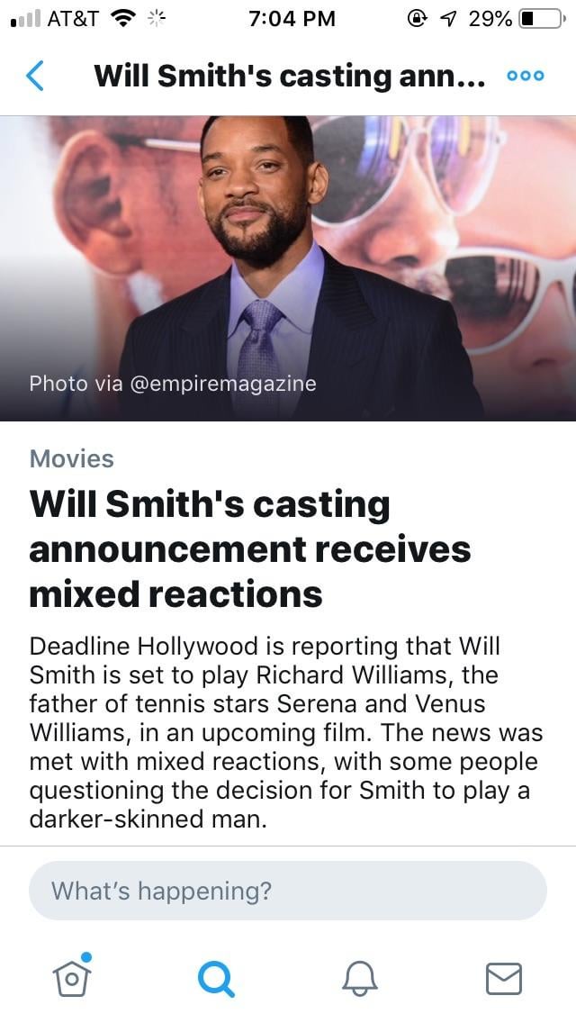 will smith not black enough