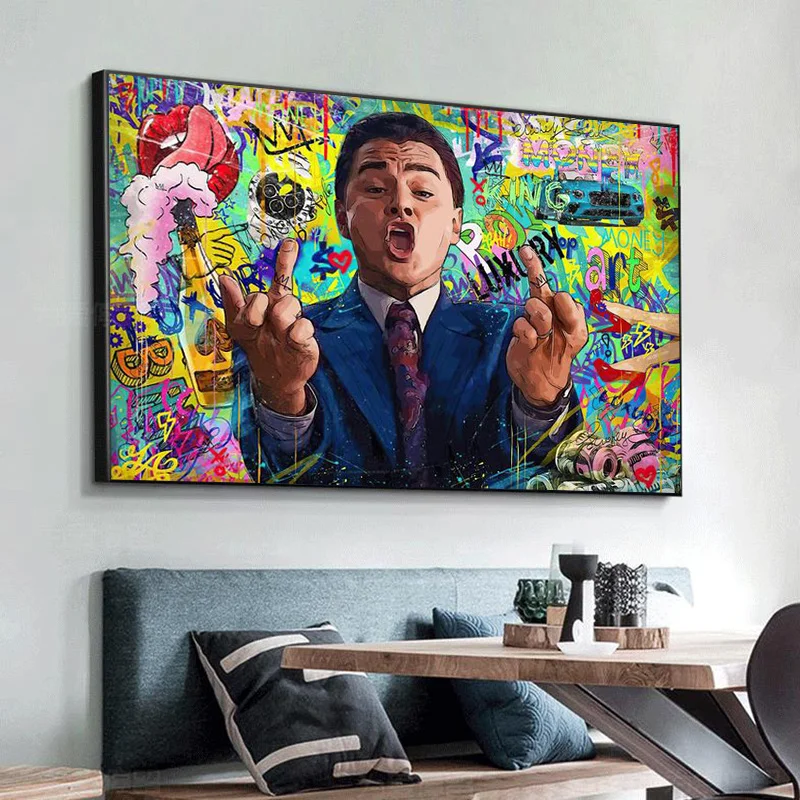 wolf of wall street canvas