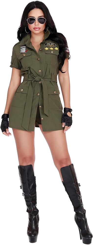 womens pilot costume