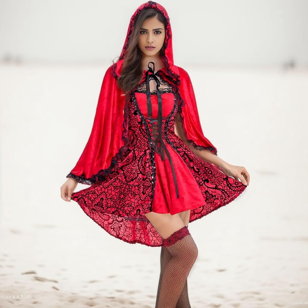 womens red riding hood costume