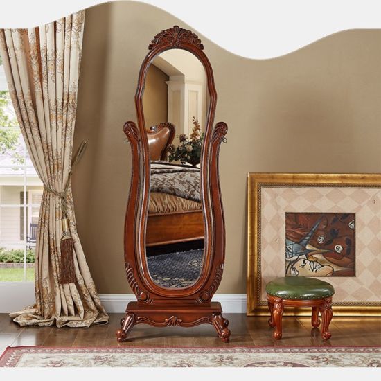 wood full length mirror