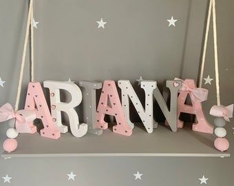 wooden letter names