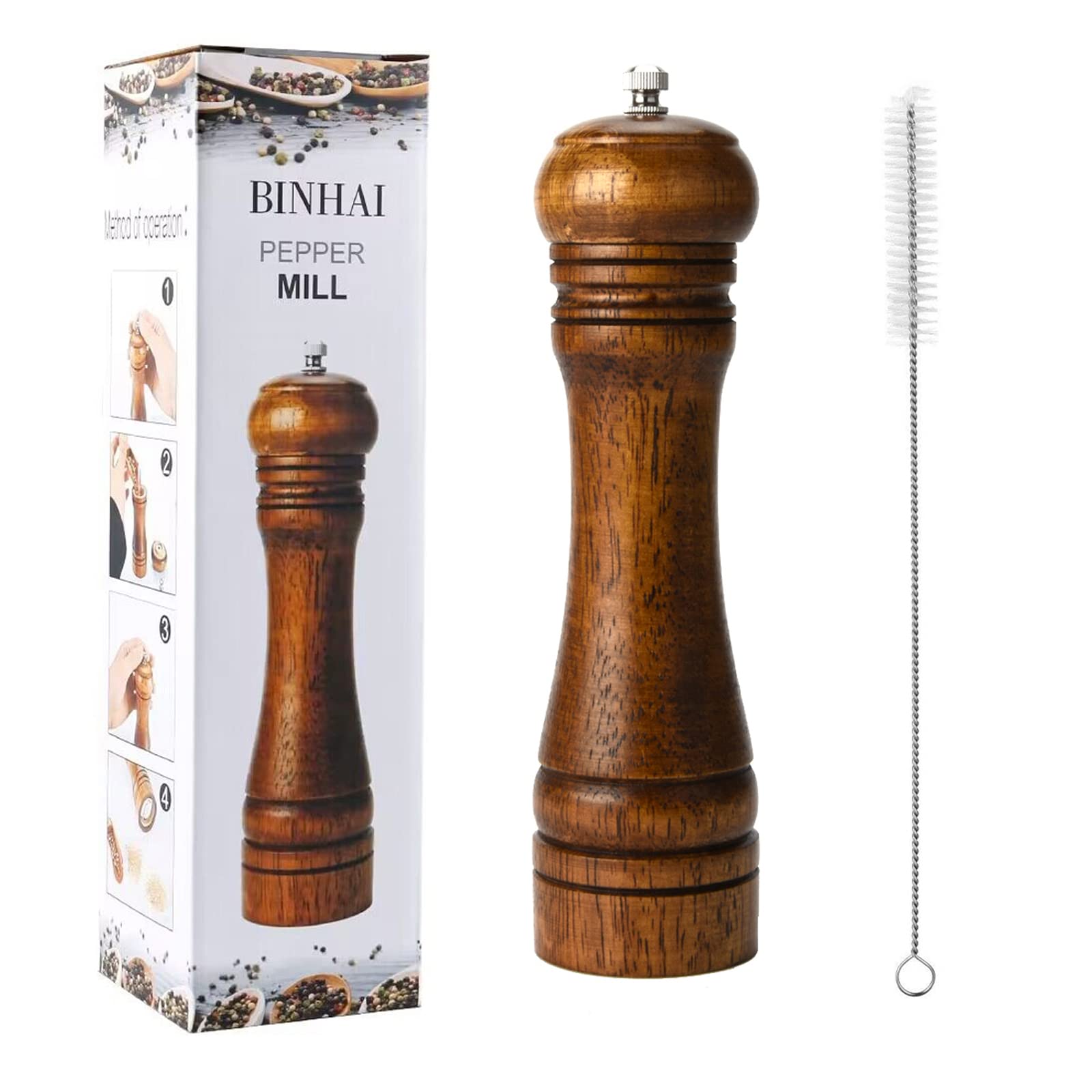 wooden pepper shaker