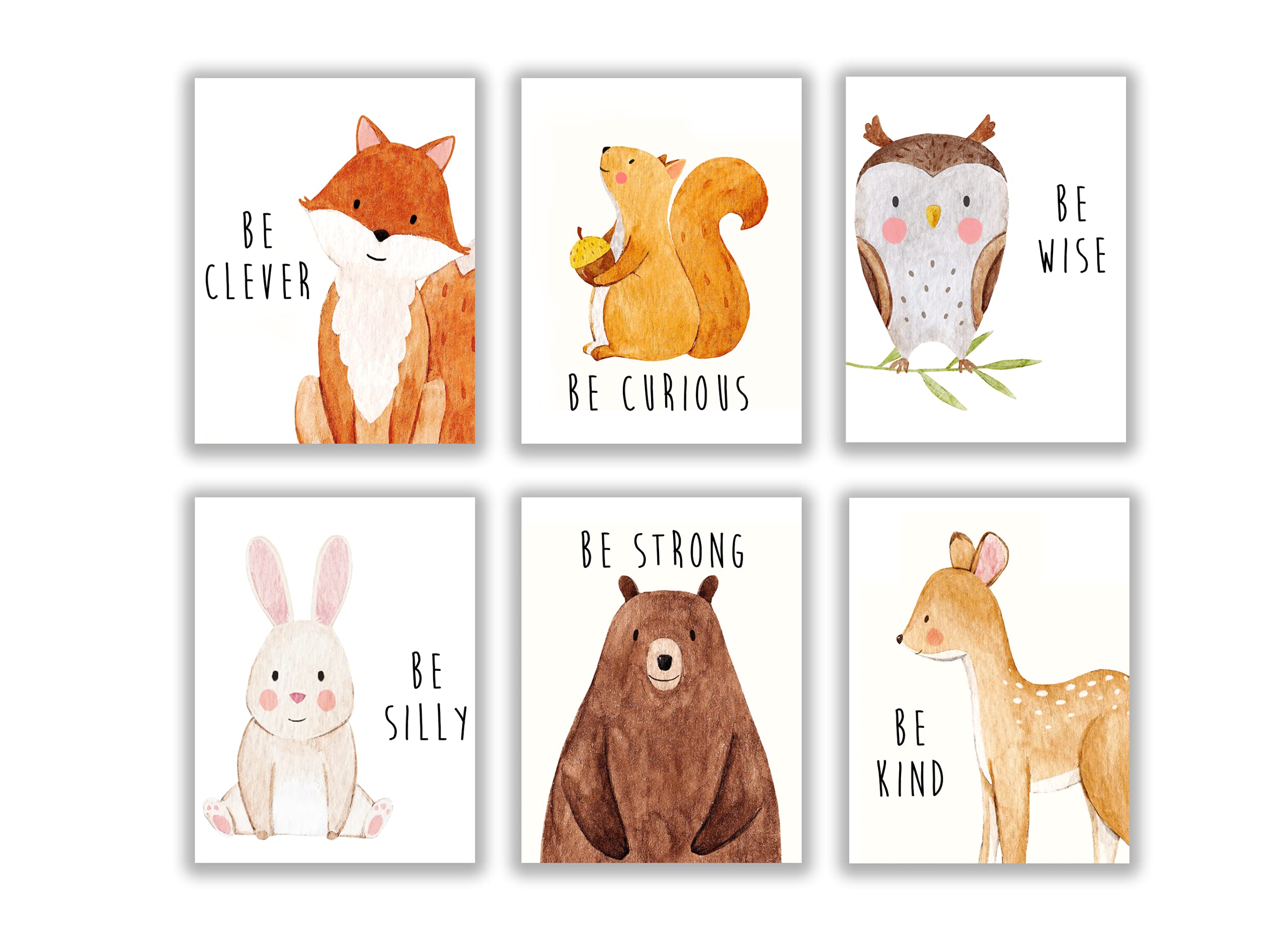 woodland nursery animals